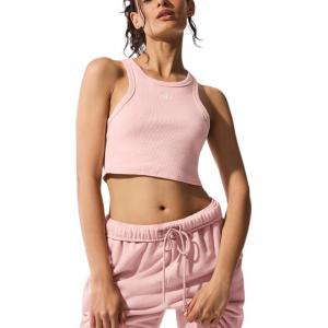 Топ для йоги Aspire Alo Yoga, розовый/белый