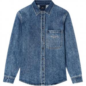 ARMANI EXCHANGE Мужская синяя рубашка