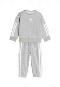 Детский спортивный костюм с тремя полосками, размер 240. Adidas Performance, Medium Grey Heather White