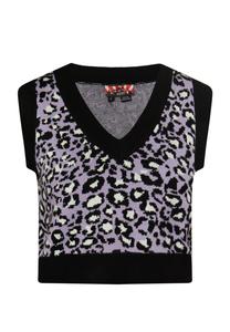 Утепленный жилет myMo ROCKS Strickpullunder, фиолетовый