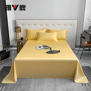 Yalu Простыня 200х230 см из 100% хлопка, цвет Cheese Yellow