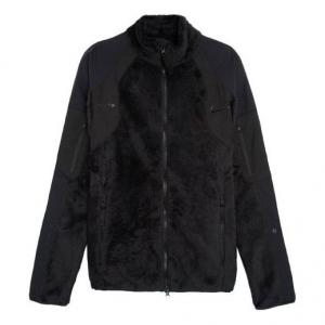 Куртка x nocta drake fleece splicing jacket 'black' Nike, черный