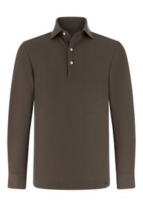 Boggi Milano Лонгслив в темно-коричневом цвете