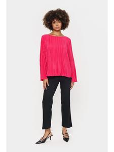 Блузка ZuniSZ с длинными рукавами, прямого кроя, ярко-розового цвета SAINT TROPEZ
