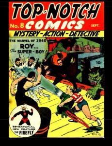 Top Notch Comics #8: 1940 Superhero Comic (CreateSpace Independent Publishing Platform)