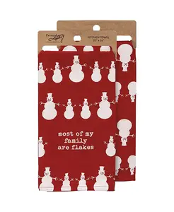 Большинство моей семьи — хлопья кухонного полотенца Primitives By Kathy, multi