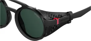 Солнцезащитные очки Carrera 5046/S унисекс для взрослых, черно-зеленые, 49 мм (24 мм, США), Black/Green