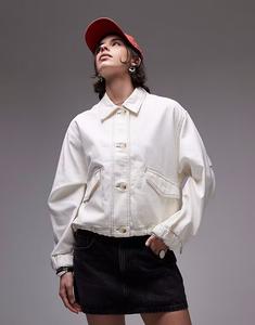 Джинсовая куртка Levi's в кремовом цвете