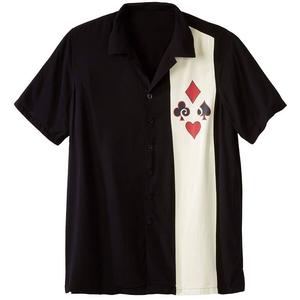 Мужская рубашка Kingsize Big & Tall с цветными блоками KingSize, цвет Cards Suit