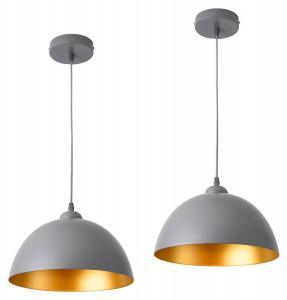 Подвесной светильник lux.pro Toulon 2er Set, золото - серый - металл - 12 x 145 x 12 см