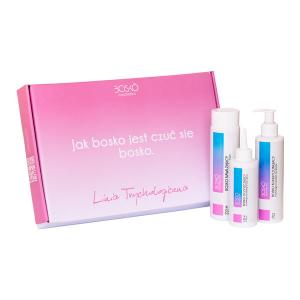 Набор: пилинг, 130 мл + шампунь, 250 мл + бальзам, 200 мл Bosko Cosmetics Linia trychologiczna
