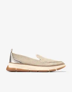 Женские мокасины из ткани Stitchlite Cole Haan, бежевый