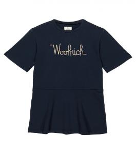 Платье из смесового хлопка Woolrich, синий