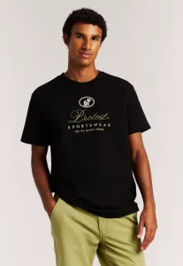 Футболка с принтом tbiki Protest, True Black