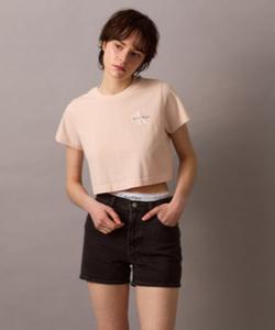 Джинсы Calvin Klein / (W) Укороченная футболка с монологом Calvin Klein Джинсы Calvin Klein 47AB806