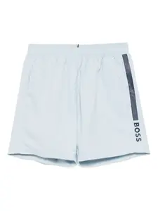 Плавки-шорты с логотипом Boss, синий