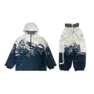 Ski Tops Unisex Mountain Walking Printed Ski Suit Set JOHN SNOW, Mountain Walking Printed Ski Suit Set