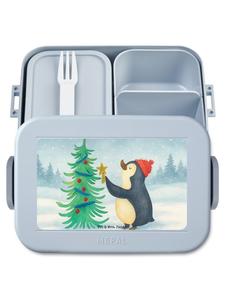 Mr. & Mrs. Panda Дизайн рождественской елки Bentobox Penguin в пастельно-голубом цвете (без слов)