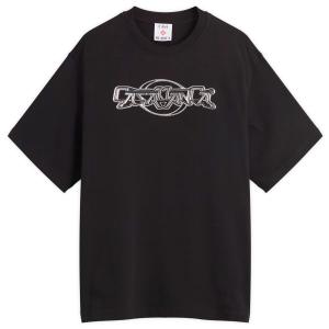 Черная футболка свободного кроя с 3D-принтом Casablanca, черный