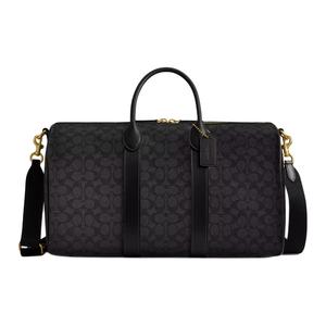 COACH Сумка из покрытого холста большая unisex black