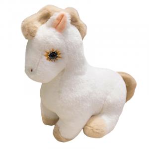 Креативная плюшевая кукла лошади Lucky Star, высота 23см/35см/45см Fox fairy, белый