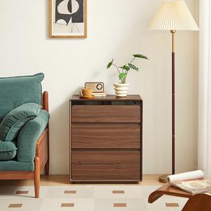 Lin'S Home Furnishing Комод 60х72 см для гостиной из массива дерева серии Yu Ye UM4E, 6 ящиков