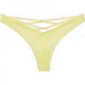 Розовые Очень Сексуальные Трусики с Вышивкой Логотипом Ae Tg для Женщин 1 Штука Лимон Victoria's Secret