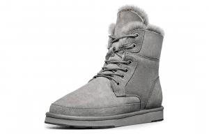 Зимние ботинки женские серый Au&Mu