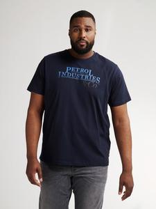 Футболка с принтом размера плюс Rockport синего цвета Petrol Industries