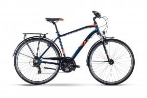 Треккинговый велосипед Raymon TourRay 1.0 - 28 дюймов - Diamant - 2024, цвет Blau|darkblue/orange