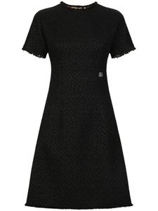 Dolce & Gabbana платье мини с логотипом, черный