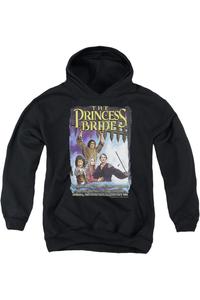 Молодежная толстовка с капюшоном "Принцесса-невеста" альтернативный постер Gildan, черный