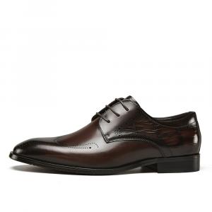 YEARCON Мужские туфли для костюма низкие кофейные, цвет Coffee