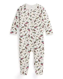 Детский комбинезон Polo для мальчиков из хлопка с закрытыми ступнями. Ralph Lauren, мультиколор