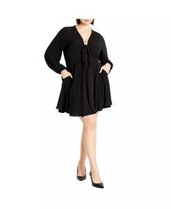 Платье размера плюс Аделин CITY CHIC, черный