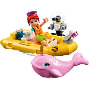 Набор пластиковых строительных блоков Ocean Heart Rescue Boat, Good Friend Collection, 908 деталей LEGO