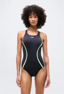 Цельный купальник solid splice medalist Speedo, Anthracite/Pale Clover