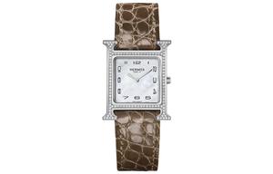 HERMES Часы Women's Heure H Watch, White Dial