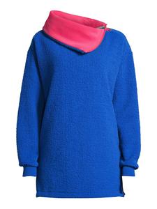 Salzhaut Свитер оверсайз 'Obrosch' в синем цвете