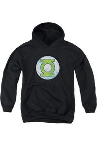 Толстовка с капюшоном DC Comics Gl Neon Distress Logo Youth Gildan, черный