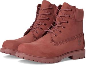 Женские водонепроницаемые ботинки Timberland 6" Premium, Medium Red Nubuck