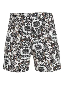 Шорты с цветочным принтом Osklen, черный