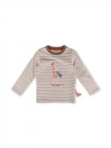 Sigikid Футболка Savanna в кремово-коричневую полоску