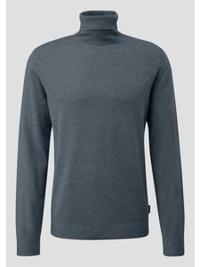 Вязаный свитер цвета 55W0_бледно-голубой QS