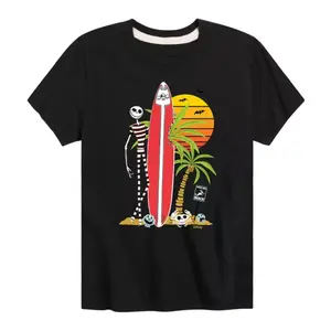 Футболка с принтом "Кошмар перед Рождеством" для мальчиков 8-20 Jack Sunset Disney, черный