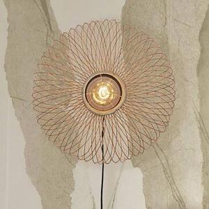 Настенный светильник GOOD&MOJO Cango, бежевый - бамбук - 40 х 40 х 20 см