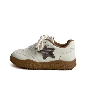 Низкие женские скейтерские кеды City camel, Apricot