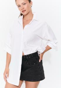 Блуза Stradivarius Button-down blouse, White