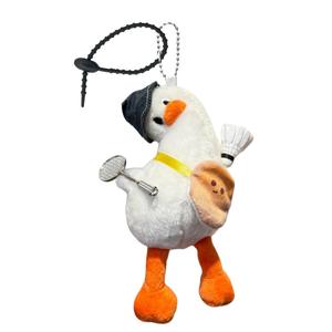 Кукла котенок, играющий в бадминтон, плюшевый брелок, высота 10,5 см/9 см AIZIYUO