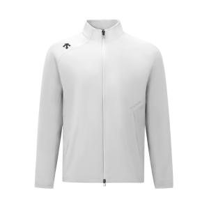 Вязаный топ из ткани для кросс-тренинга, спорта и фитнеса, мужской Descente, lg-светлый серый